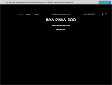 Tablet Screenshot of inkadinkadoo.net